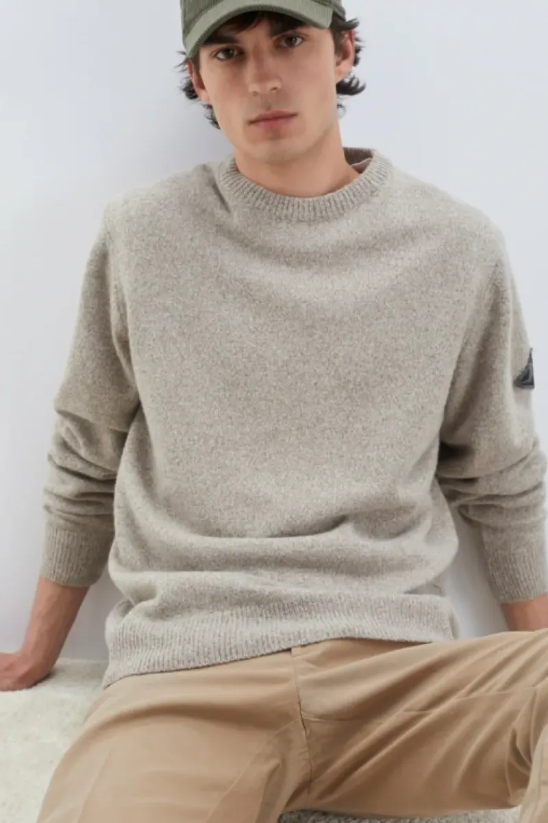 Uomo Roy Rogers Maglieria E Felpe|Maglia Girocollo In Lana E Cashmere Muline