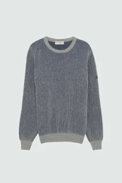 Uomo Roy Rogers Maglieria E Felpe|Maglia Girocollo In Lana E Cashmere Bicolor