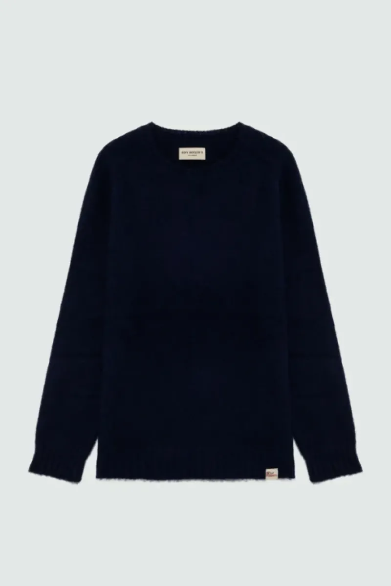 Uomo Roy Rogers Maglieria E Felpe|Maglia Girocollo In Lana Shetland Brushed