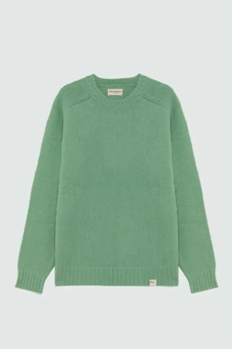 Uomo Roy Rogers Maglieria E Felpe|Maglia Girocollo In Lana Shetland Brushed