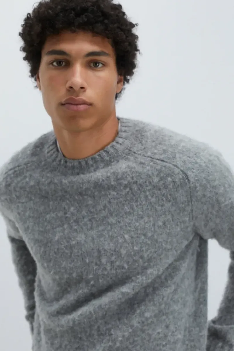 Uomo Roy Rogers Maglieria E Felpe|Maglia Girocollo In Lana Shetland Brushed