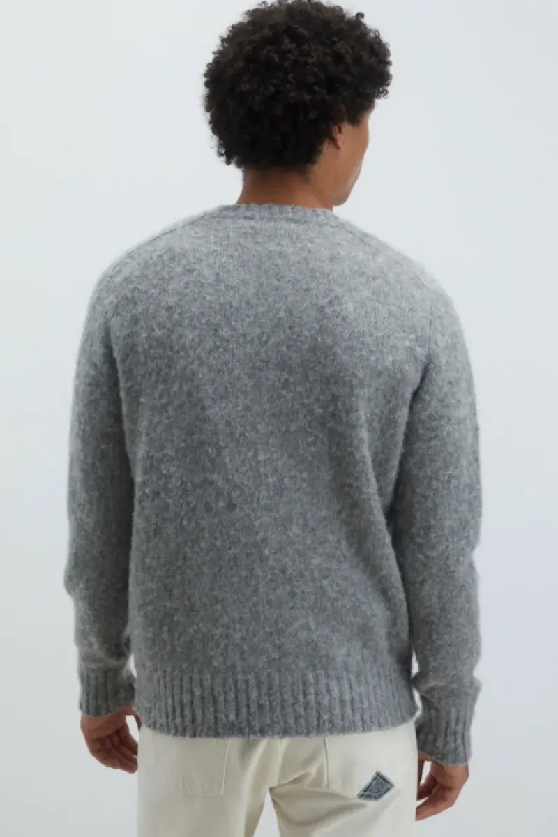 Uomo Roy Rogers Maglieria E Felpe|Maglia Girocollo In Lana Shetland Brushed