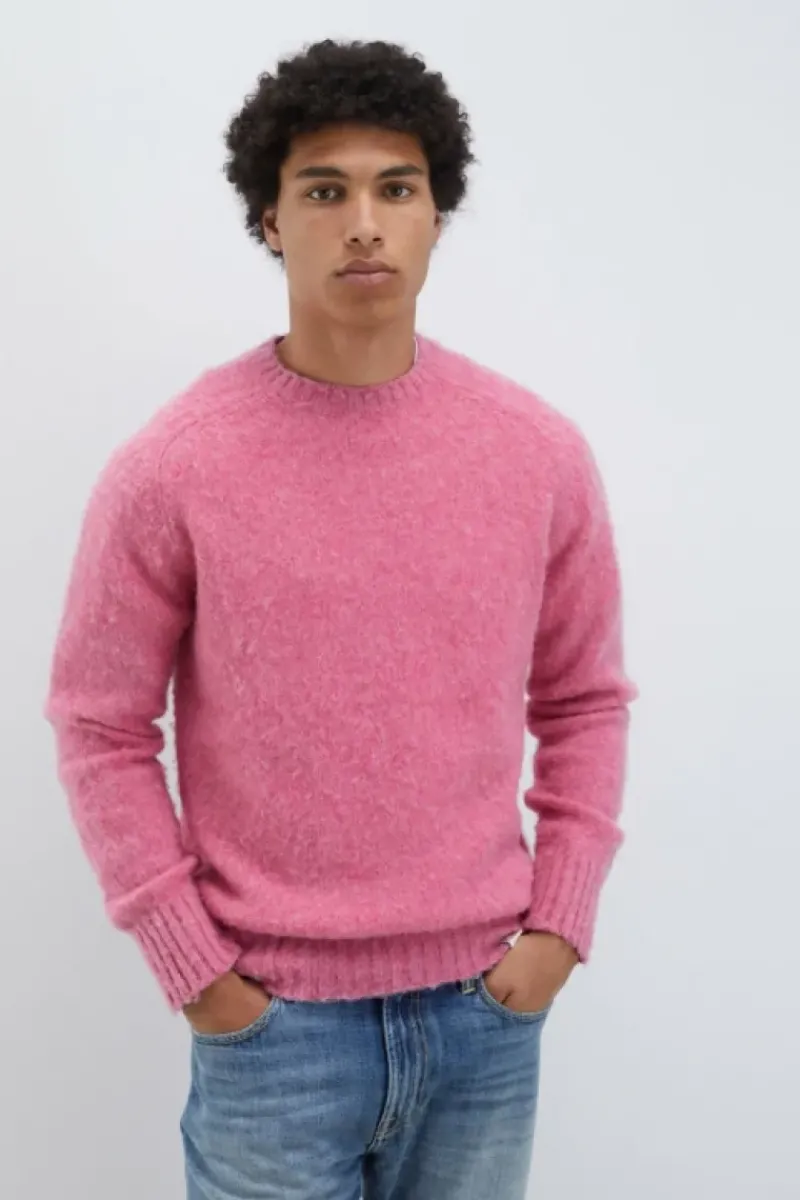 Uomo Roy Rogers Maglieria E Felpe|Maglia Girocollo In Lana Shetland Brushed