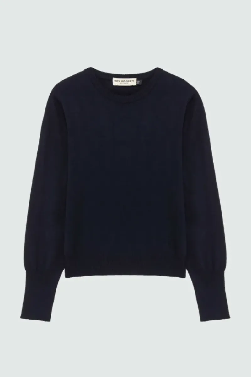 Donna Roy Rogers Maglieria E Felpe|Maglia Girocollo In Pura Lana