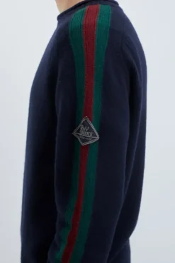 Uomo Roy Rogers Maglieria E Felpe|Maglia Girocollo Racing In Lana E Cashmere
