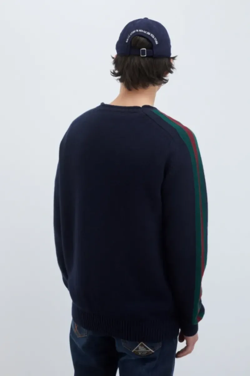 Uomo Roy Rogers Maglieria E Felpe|Maglia Girocollo Racing In Lana E Cashmere