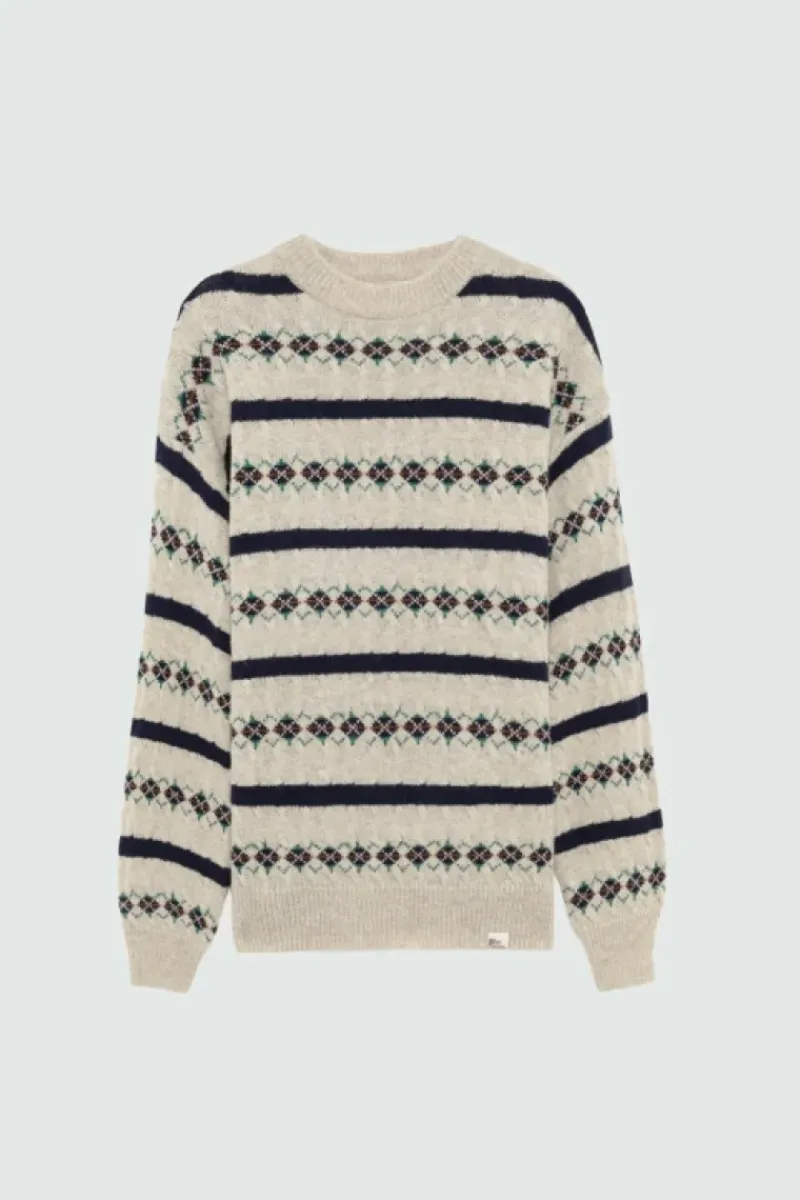 Uomo Roy Rogers Maglieria E Felpe|Maglia Girocollo Vintage In Lana Shetland