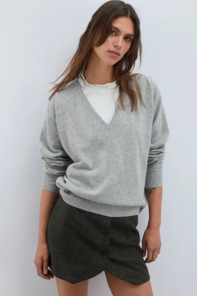Donna Roy Rogers Maglieria E Felpe|Maglia Scollo V In Lana E Cashmere