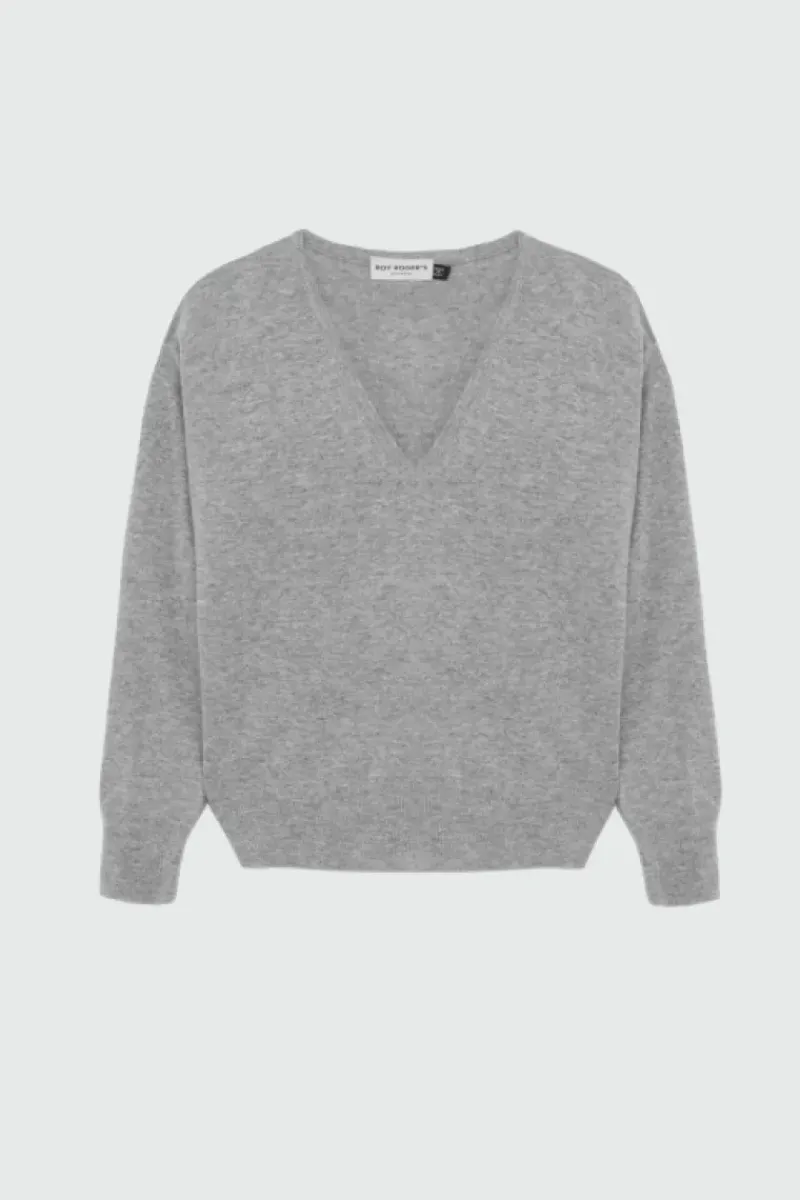Donna Roy Rogers Maglieria E Felpe|Maglia Scollo V In Lana E Cashmere