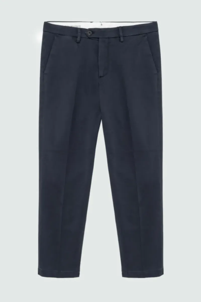 Uomo Roy Rogers Pantaloni|Pantalone Chino Conduit In Gabardina