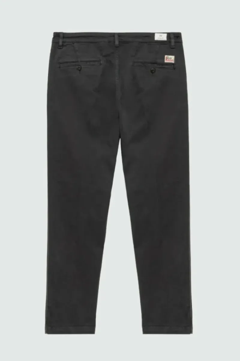 Uomo Roy Rogers Pantaloni|Pantalone Chino Smart In Gabardina