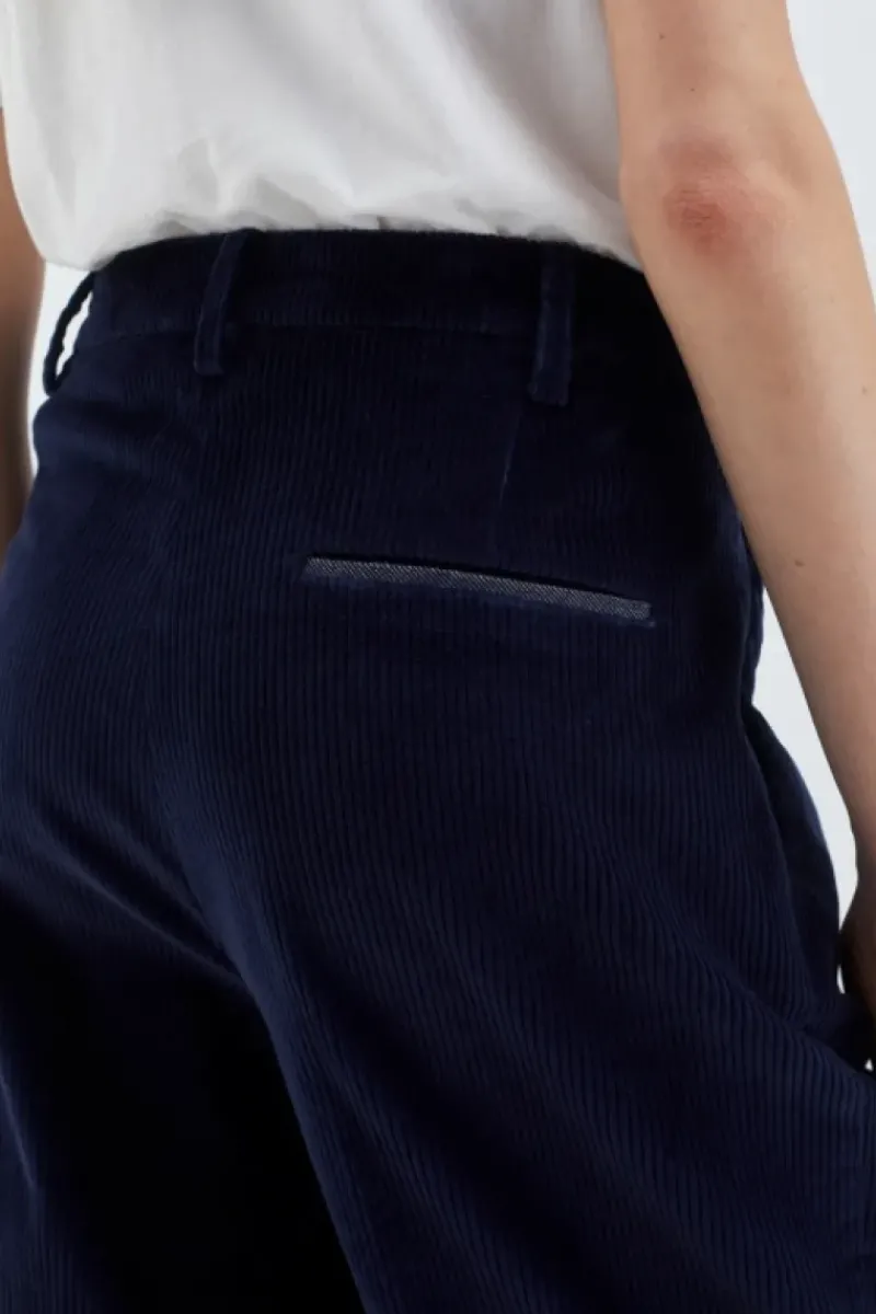 Donna Roy Rogers Pantaloni E Gonne|Pantalone Dad In Velluto