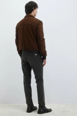Uomo Roy Rogers Pantaloni|Pantalone New Rolf In Gabardina