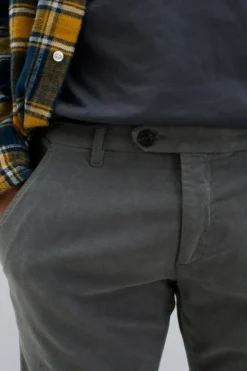 Uomo Roy Rogers Pantaloni|Pantalone New Rolf In Velluto Diagonal