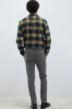 Uomo Roy Rogers Pantaloni|Pantalone New Rolf In Velluto Diagonal