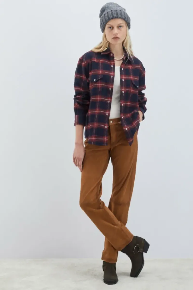 Donna Roy Rogers Pantaloni E Gonne|Pantalone Sofia In Suede Vintage