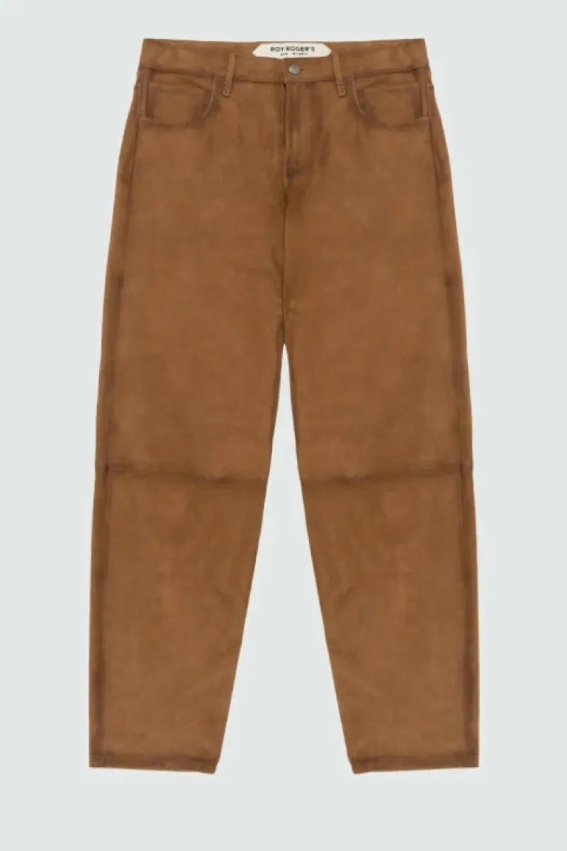 Donna Roy Rogers Pantaloni E Gonne|Pantalone Sofia In Suede Vintage