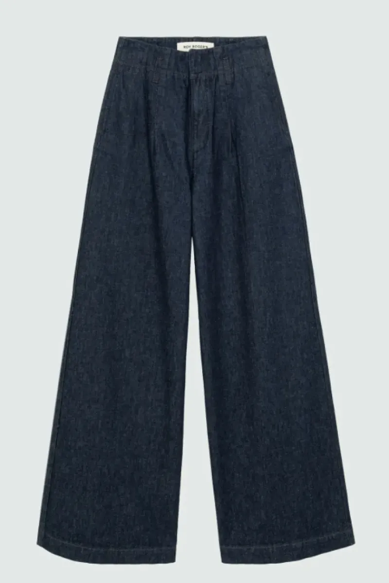 Donna Roy Rogers Pantaloni E Gonne|Pantalone Vendome Denim Rinse