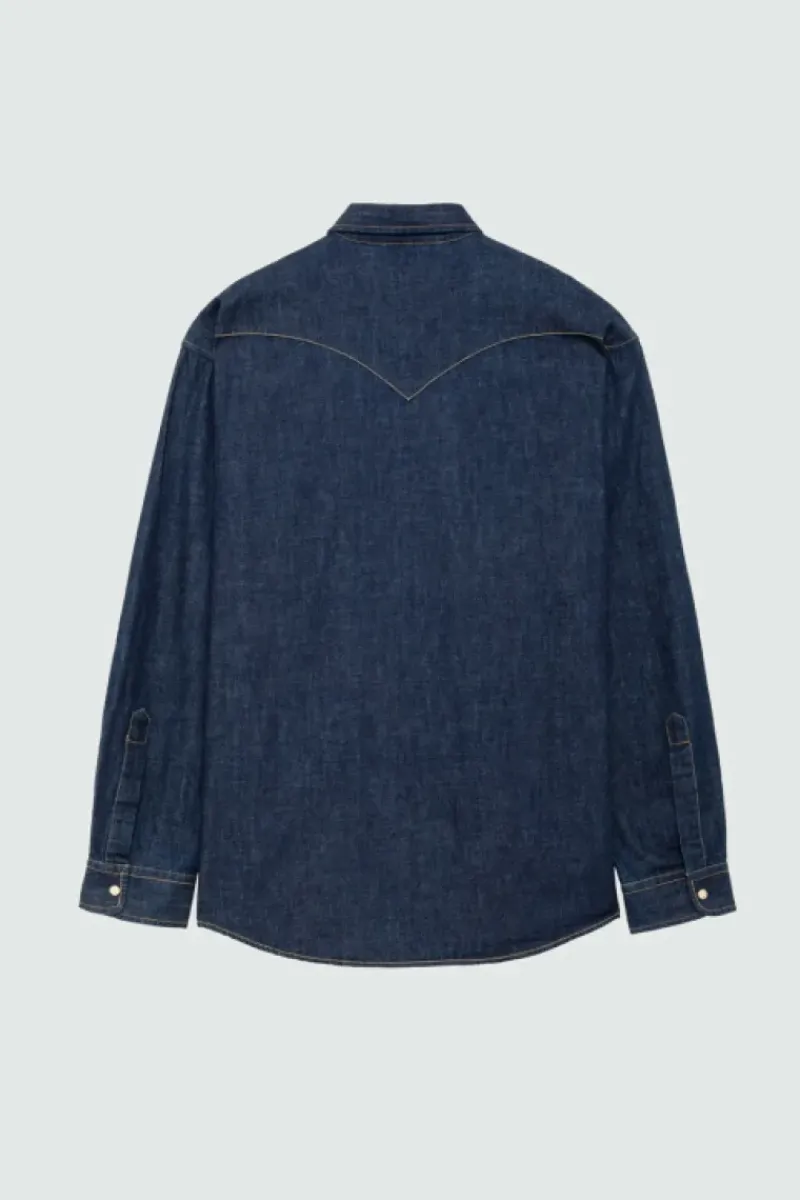 Uomo Roy Rogers Selvedge Bar|Camicie|Rodeo Man Jap Selvedge Denim Rinse