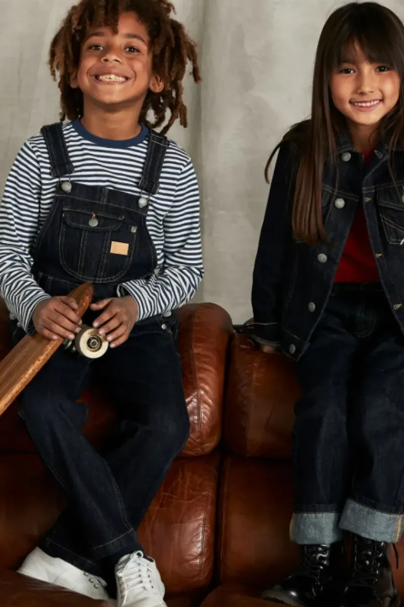 Bambino Roy Rogers Bambino|Salopette 70th Denim Cimosa Rinse