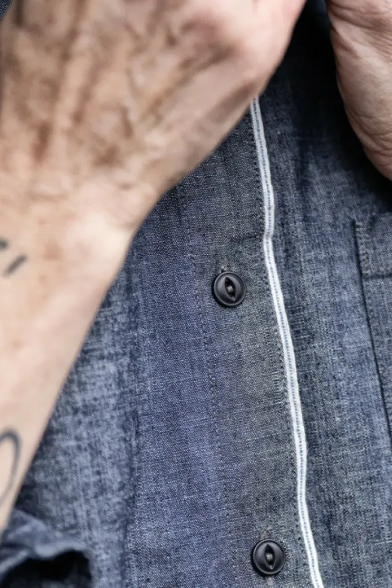 Donna Roy Rogers Camicie|Selvedge Bar|Shirt Tiny Woman Jap Selvedge Chambray Rinse