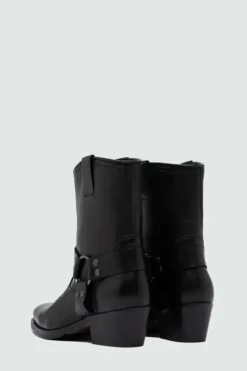 Donna Roy Rogers Scarpe|Stivaletto Engineer In Pelle