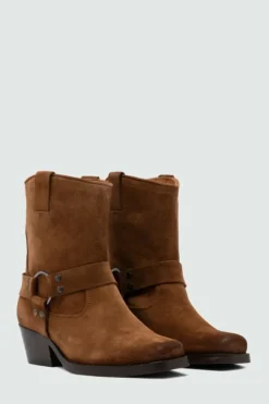 Donna Roy Rogers Scarpe|Stivaletto Engineer In Suede