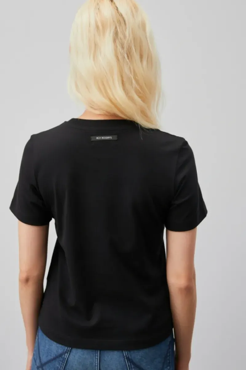Donna Roy Rogers Polo E T-shirts|T-shirt Girocollo In Jersey