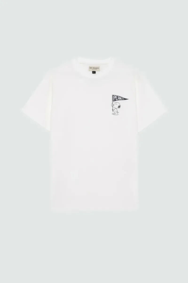 Uomo Roy Rogers Polo E T-shirts|T-shirt Girocollo Penuts Flag