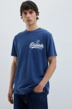 Uomo Roy Rogers Polo E T-shirts|T-shirt Girocollo Small Snoopy