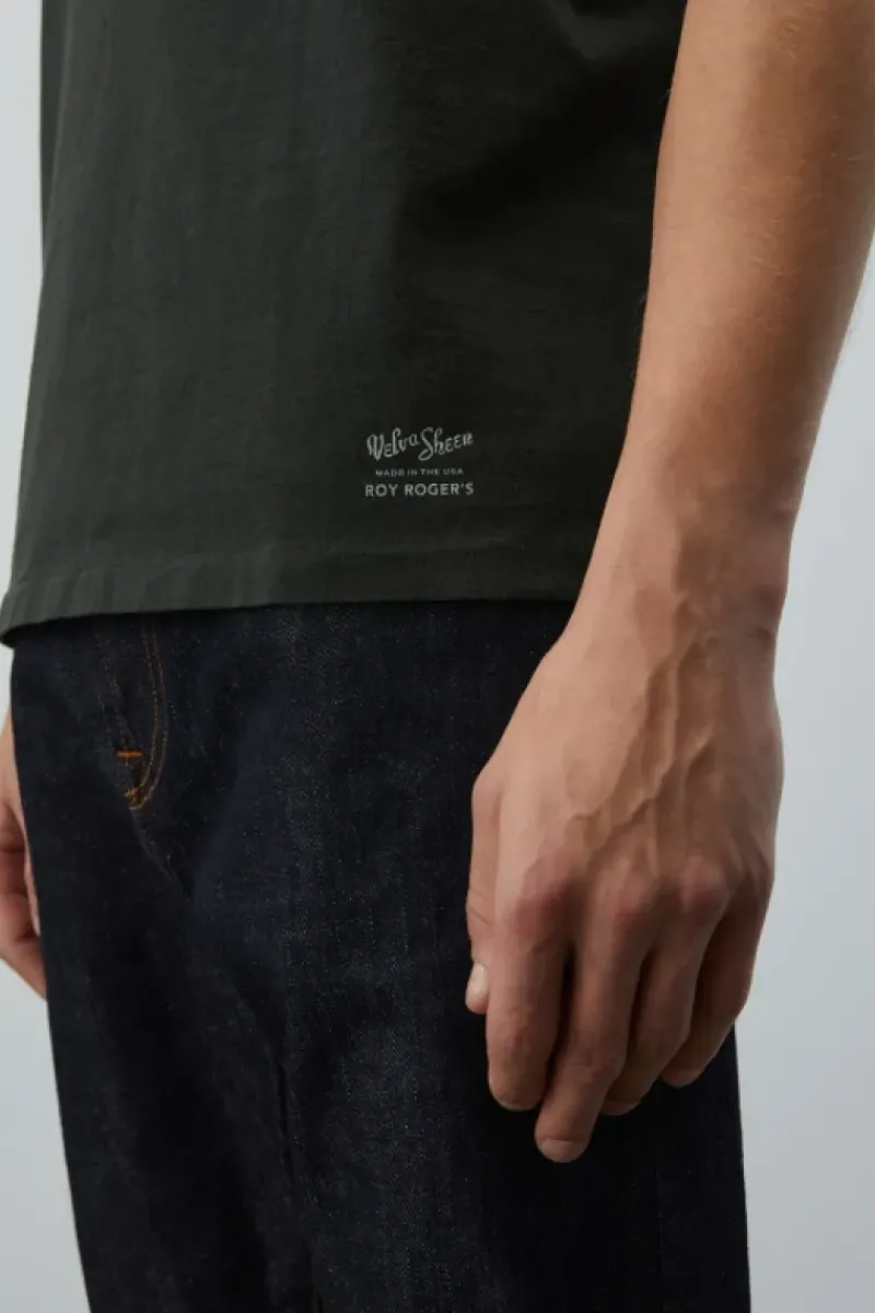 Uomo Roy Rogers Polo E T-shirts|T-shirt Girocollo Velva Sheen