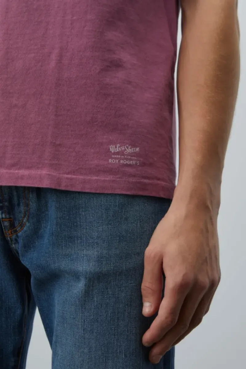 Uomo Roy Rogers Polo E T-shirts|T-shirt Girocollo Velva Sheen