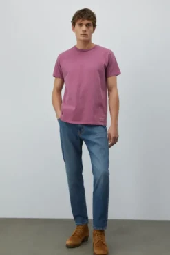 Uomo Roy Rogers Polo E T-shirts|T-shirt Girocollo Velva Sheen