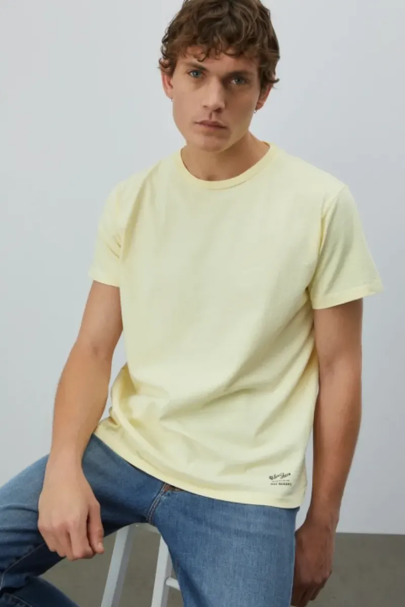 Uomo Roy Rogers Polo E T-shirts|T-shirt Girocollo Velva Sheen