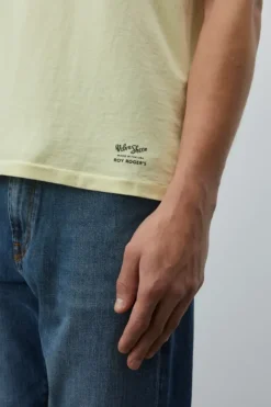 Uomo Roy Rogers Polo E T-shirts|T-shirt Girocollo Velva Sheen