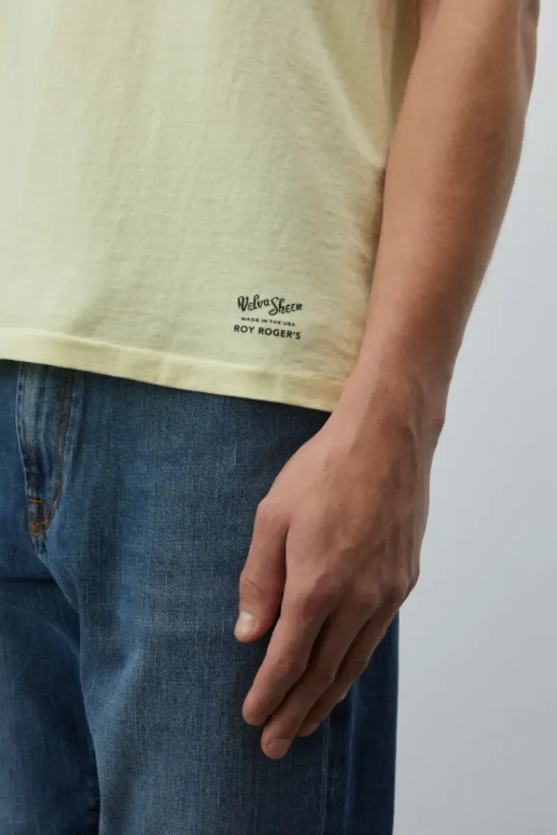 Uomo Roy Rogers Polo E T-shirts|T-shirt Girocollo Velva Sheen