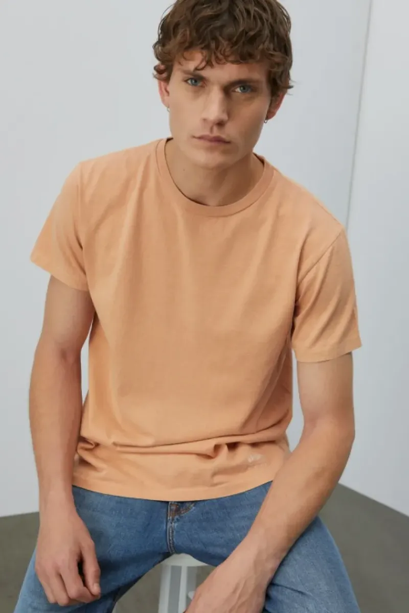 Uomo Roy Rogers Polo E T-shirts|T-shirt Girocollo Velva Sheen