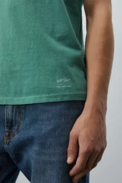 Uomo Roy Rogers Polo E T-shirts|T-shirt Girocollo Velva Sheen