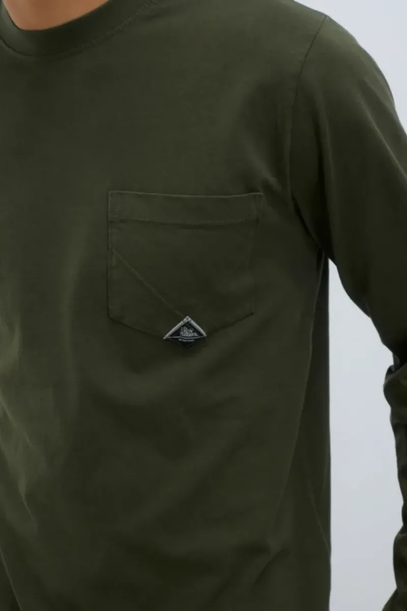 Uomo Roy Rogers Polo E T-shirts|T-shirt Pocket L/s In Jersey