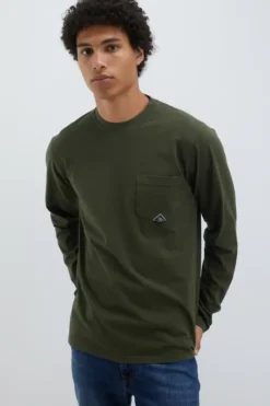 Uomo Roy Rogers Polo E T-shirts|T-shirt Pocket L/s In Jersey