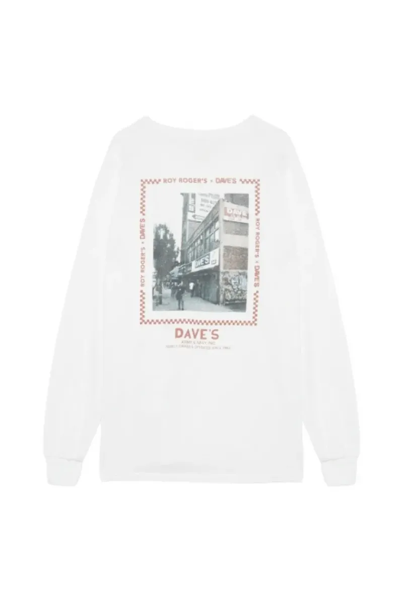 Uomo Roy Rogers Roy Roger's X Dave's Ny|Polo E T-shirts|T-shirt Roy Roger's X Dave's Ny Con Stampa Photo Vintage