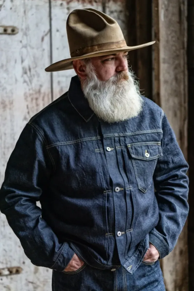 Uomo Roy Rogers Selvedge Bar|Capispalla|Type X Man Jap Selvedge Denim Rinse