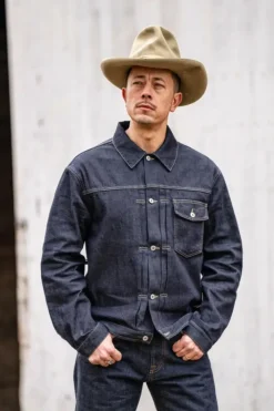 Uomo Roy Rogers Selvedge Bar|Capispalla|Type X Man Jap Selvedge Denim Rinse