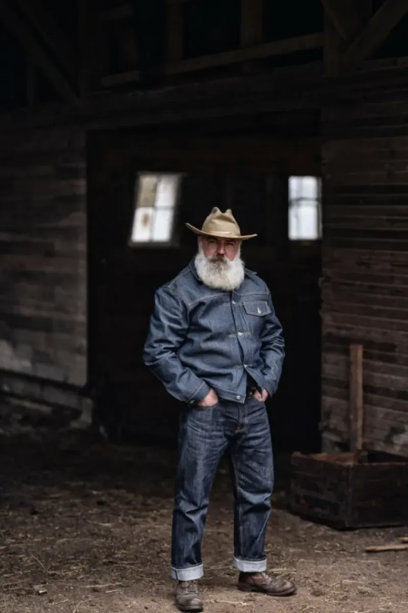 Uomo Roy Rogers Selvedge Bar|Capispalla|Type X Man U.s.a. Selvedge Denim Raw